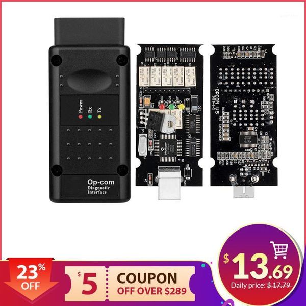 

op com v1.65 v1.78 v1.99 with pic18f458 ftdi op-com obd2 auto diagnostic tool for opcom can bus v1.7 can be flash update1