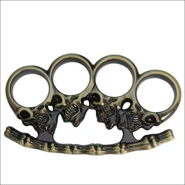 

self defense metal iron four finger tiger metal ring fight legal ring glass fiber defense hand brace against wolf45654