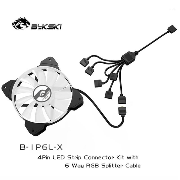 

bykski argb 5v / rgb 12v extension cable, motherboard interface 1-6 interface splitter aura sync1