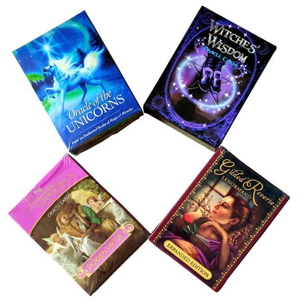 

hay house hay house 2019 new read fate lenormand oracle cards mysterious fortune tarot cards game for divination fate unicorn oracle cards f