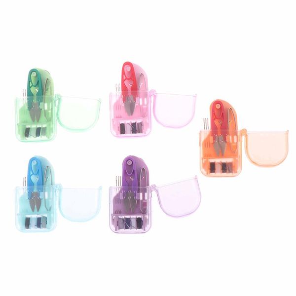 

creative home travel sewing kit box exquisite and portable mini portable sewing kit box tool needle, Black