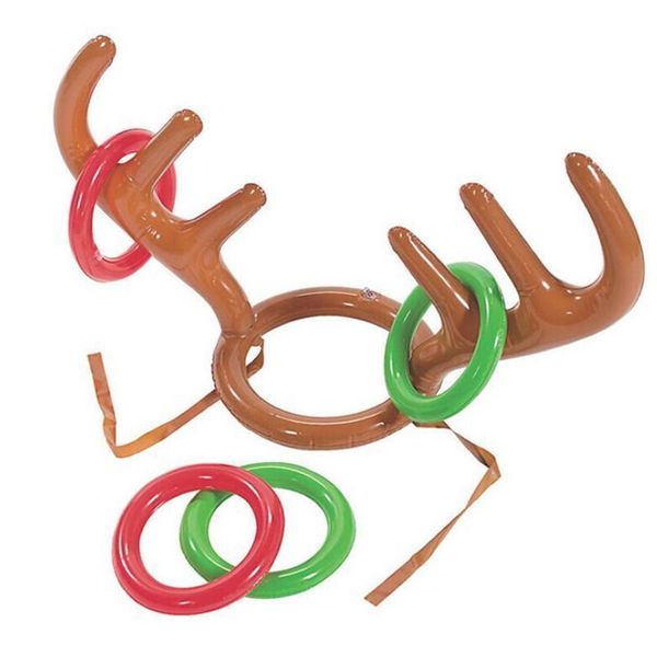 

funny reindeer antler hat ring toss christmas holiday party game supplies toy children kids christmas toys wholesale