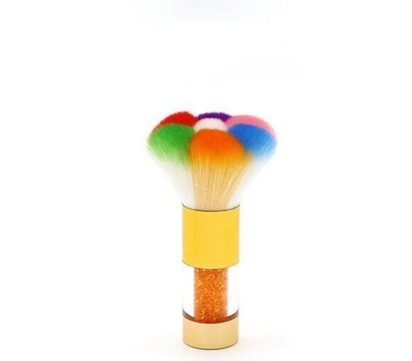 

nail brush nails dust cleaner acrylic colorful makeup brushes with diamond cleaning dust brushes art jlllot rimmer, Yellow