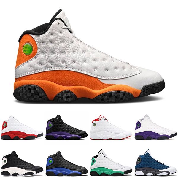 

new jumpman starfish 13 13s basketball shoes 2021 flint hyper royal court purple trainers fashion sneakers 36-47, White;red