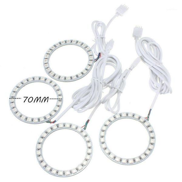 

light ring light remote kit dc 12v replacement angel eyes halo ring 6a 96led1