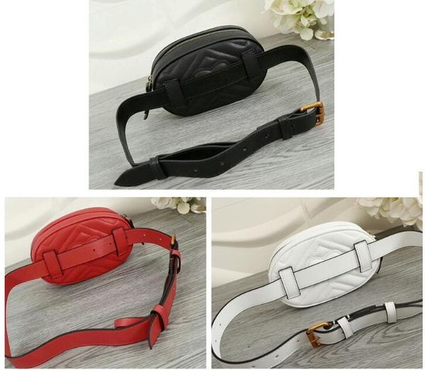 

fashion waist bag fashion real genuine leather bags belt bag come with gift box freight