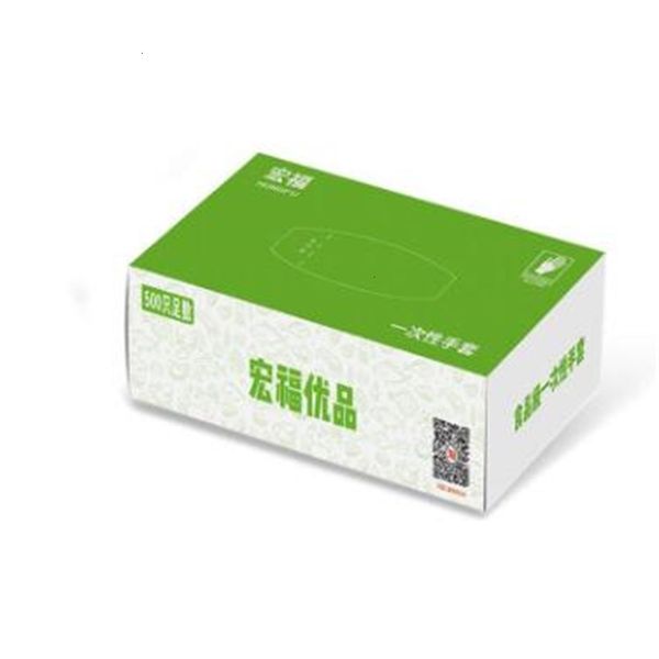 

factoryo1v1ambidextrous fast waterproof delivery 500pcs exam disposable pe for office house gloves protective glove yjfy4008