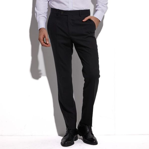 

2021 stretchy dress pants custom made slim fit black silk wool blend trouser, highly comfortable fabric, more om for action, White;black