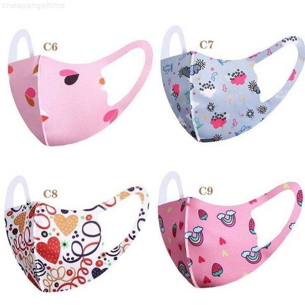

factorydesigns 3d ice silk cotton face 40 mask breathable mouth cover anti-dust pollution protect flower fabric sport ou