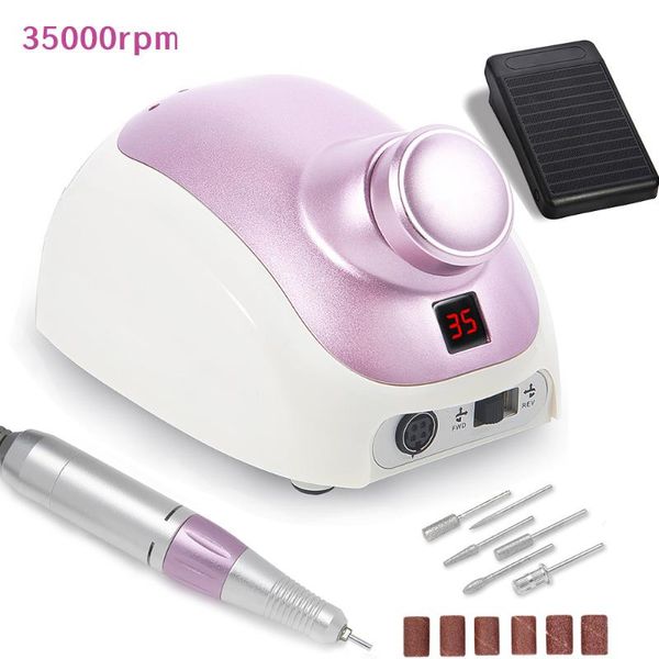 

nail drill & accessories 32w 35000/20000 rpm electric machine mill cutter sets for manicure tips pedicure file