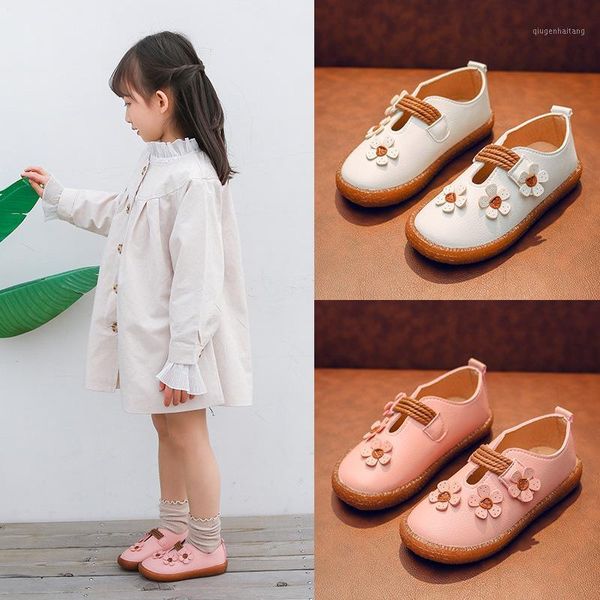

beautiful baby girls leather shoes girls flower princess shoes children' soft-soled toddler chaussure fille white pink1, Black;grey