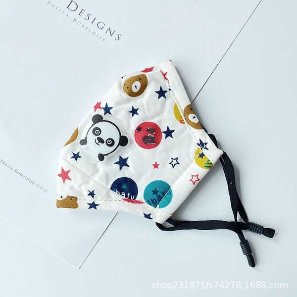 

factory price kid panda tiger breathing respirator with 2 filters cross-border special pm2.5 masks mascarilla cotton masunisex