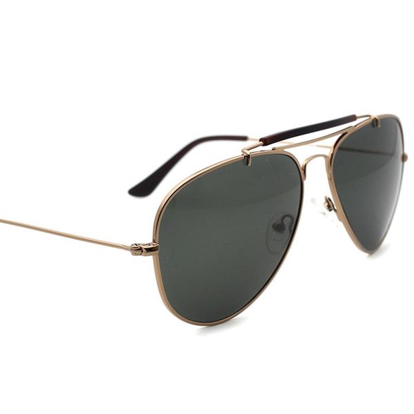 

sunglasses men classic uv protection metal gold gray mst112, White;black
