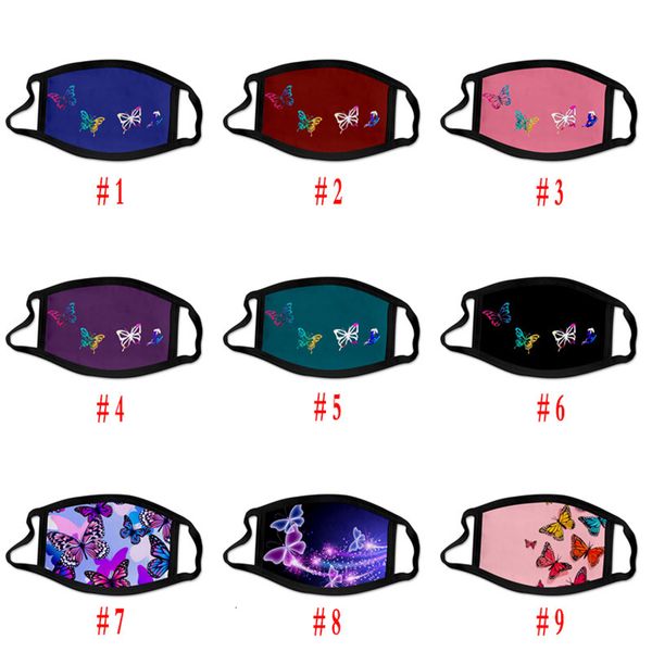 

3dr1personality for children designer butterfly face fashion 3d printing anti-dust breathable washable mask