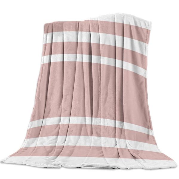 

blankets pink geometric stripes office sofa blanket bedroom supplies bedspread quilt boat