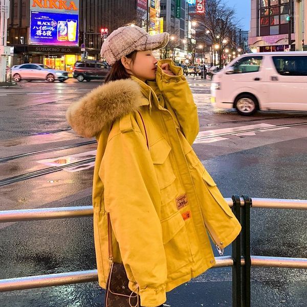 

women's down & parkas winter woman parker cotton short jacket women korean thicken coats fashion clothing autumn chaqueta mujer wpy1194, Black