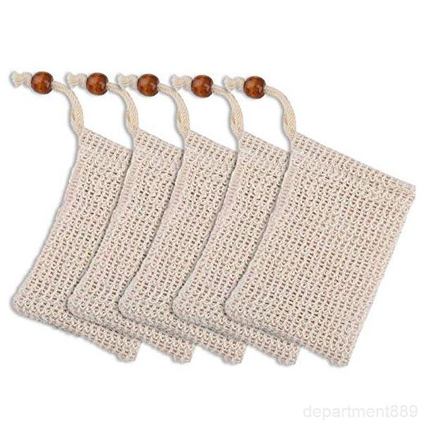 

bags cotton linen soaps saver handmade soap bubble net bag mesh pouch exfoliating natural plant fibers environmentally friendly dhd73