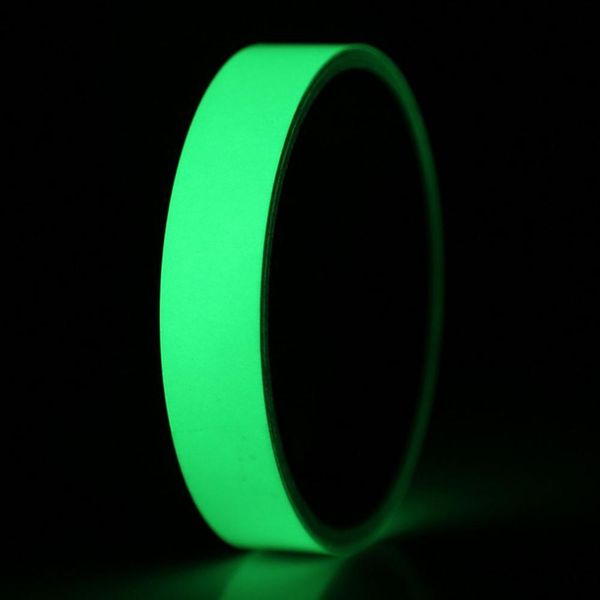 

10 12 15mm luminous tape night vision glow in dark self adhesive warning tape safety security home decoration tapes sqcmmc