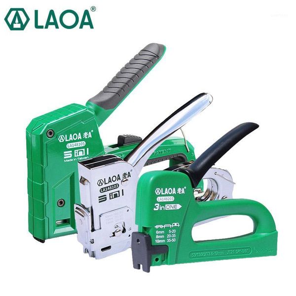 

laoa nail gun upholstery framing rivet staple guns kit furniture stapler for wood door nailers rivet tool gift with needles1