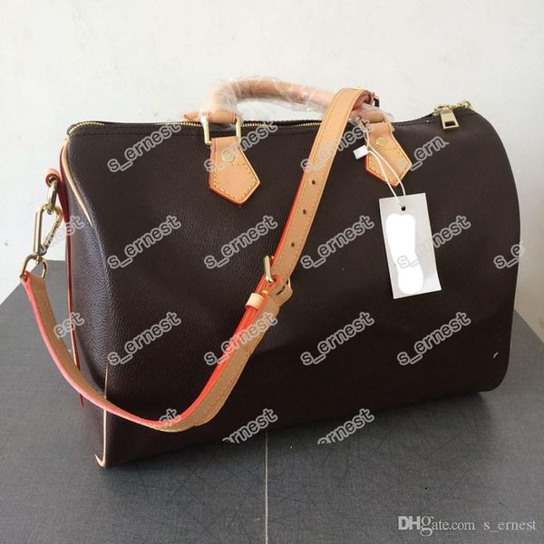 

new women speedy handbag purse 30 / 35 cm with starp bag ing
