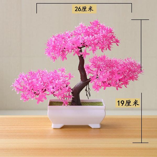 

new artificial plants bonsai small tree pot plants fake flowers potted ornaments for home decoration l garden decor -30