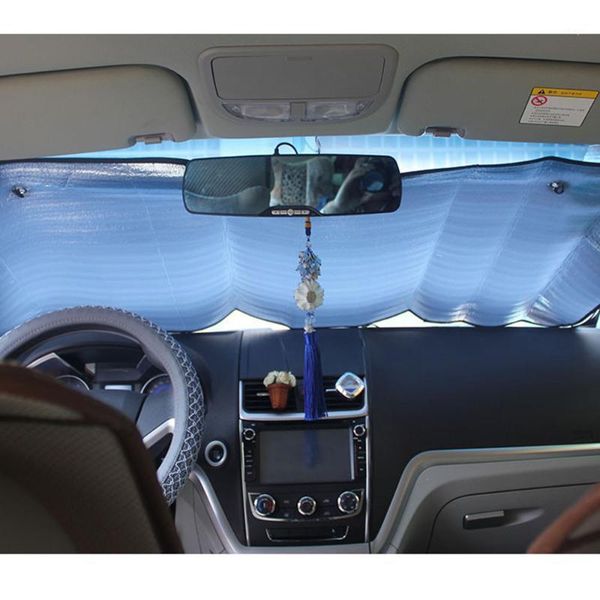 

1pc casual foldable car windshield visor cover front rear block window sun shade1