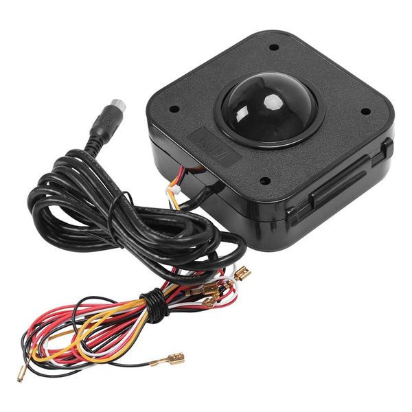 

arcade game led trackball wired mouse durable stable non-slip, machine illuminated lighted round connector high sensitivity acce