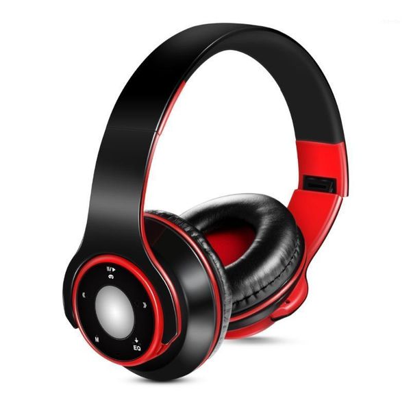 

foldable wireless headset stereo earphone bluetooth over-ear headphones with microphone and tf card play for phone tablets mac1