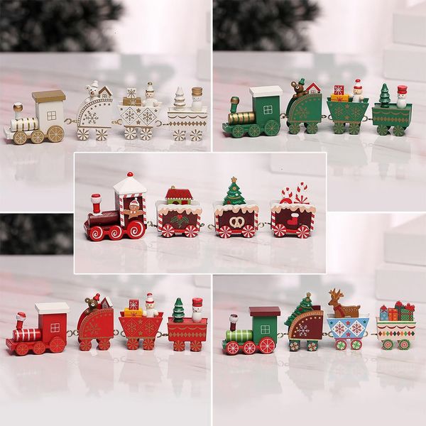 

factorytrain ornament decoration for home santa claus wooden gifts christmas table decor navidad xmas 2021 new year
