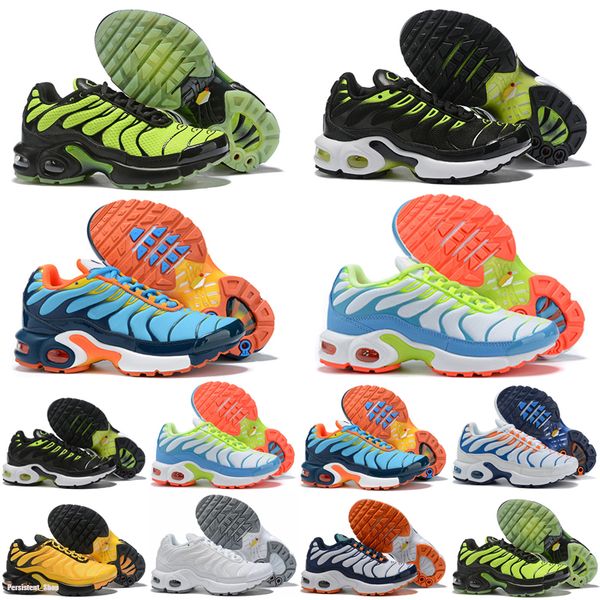 

2021 kids tn plus sports running shoes children boy girls trainers tn sneakers classic outdoor toddler sneakers, White;red