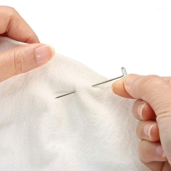 

1set double specification wig t pins for holding wigs silver 32/38/51mm long t-pins styling tools for wig display1, Black