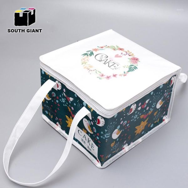 

cooler box insulated bag waterproof portable folding lunch cake seafood delivery picnic box aluminum foil thermal ice pack1