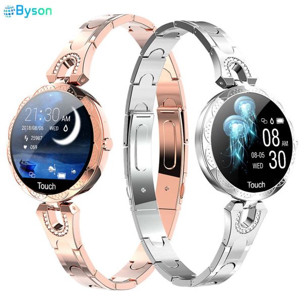 

new ak15 female color screen bracelet heart rate blood prsure health monitoring physiological cycle smart wa