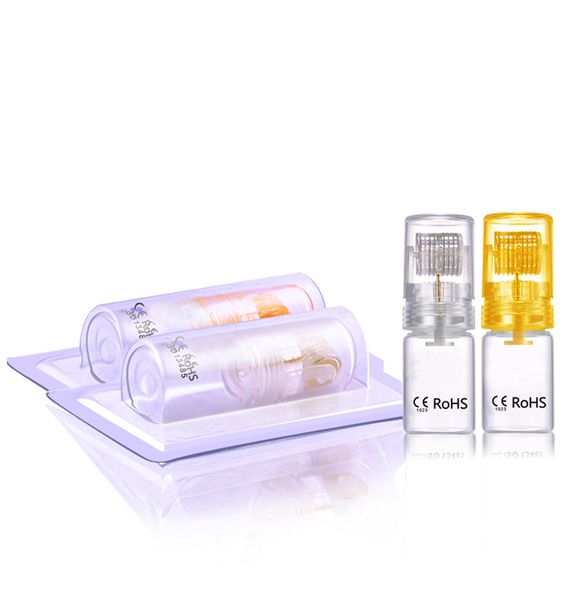 

hydra roller 192 pins titanium microneedle dermaroller stamp with gel tube 10ml needle 0.25mm 0.5mm