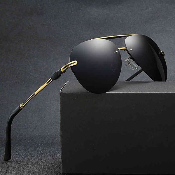 

sunglasses 2022 metal polarized men's driving toad glasses, White;black