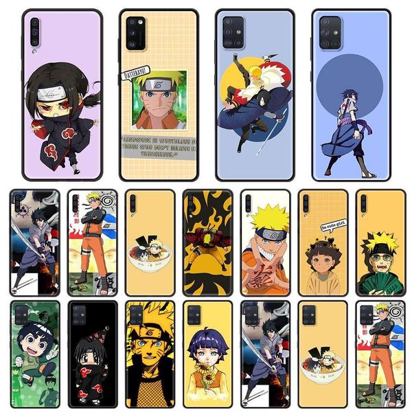 

samsung galaxy a50, a51, a70, a71, a10, a20, a30, a40, a11, a21s, a31, a41, tpu, black soft, naruto, animation4fre