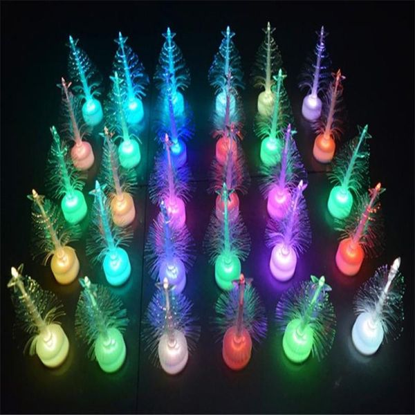 

colorful led changing mini christmas tree star christmas decorations for home light-up xmas tree new year table deco