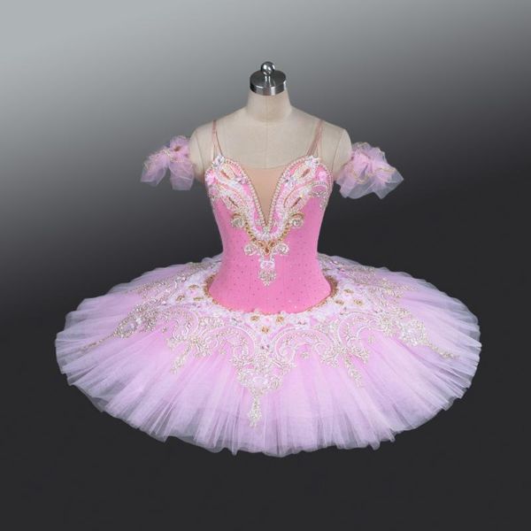 

stage wear beautiful pink child professional ballet classical tutu, Black;red