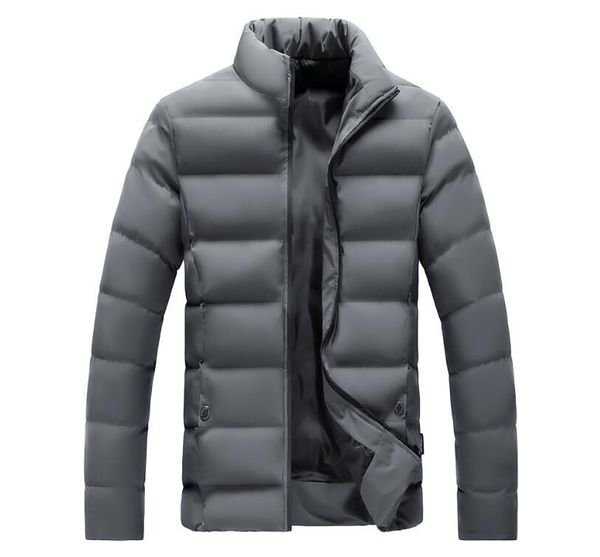 

2021 new men's winter coat parka fetachable down cotton jacket for men warm clothes tbig, Black
