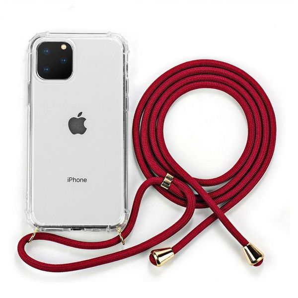 

strap cord chain phone tape necklace lanyard mobile phone case for carry cover case hang iphone 11 pro xs qylqgw