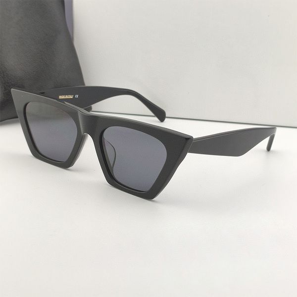 

2020 lady medium cat-eye phage acetate uc400 старинные солнцезащитные сети cl41468 высококачественные горячие продажи роскошные очки с ориги, White;black