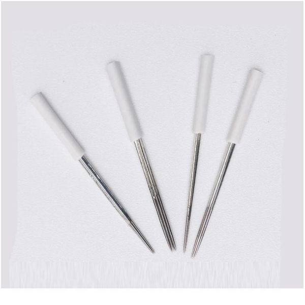 

50pcs microblading manual 3p round rs / rl permanent makeup eyebrow flex tattoo needles fog for 3d blade blade tebori qylvml