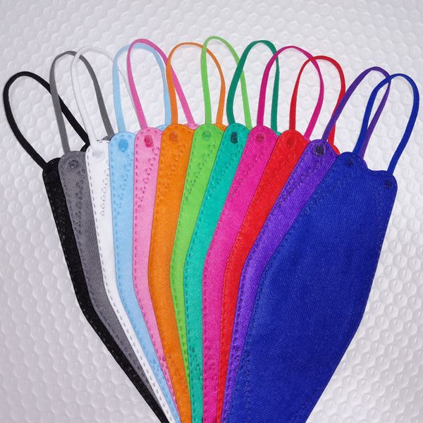 

colored protective fashion designer 3d non woven melt blown luxury mouth mask bfe99 anti bacterial safety facemask respirator