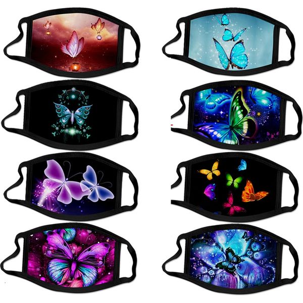 

uq93butterfly designer children face personality for fashion 3d printing anti-dust breathable washable mask ll167