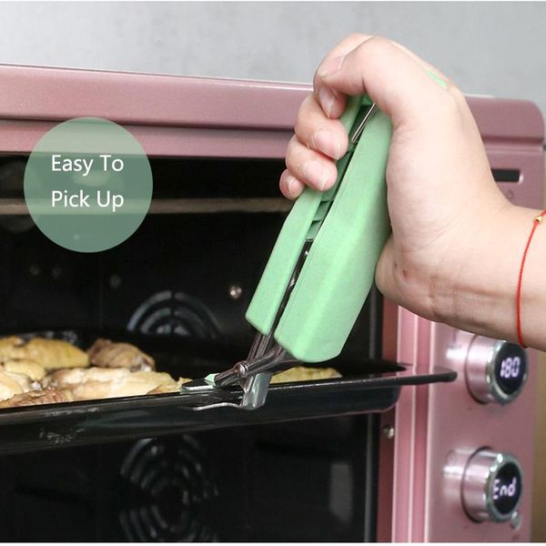 

stainless steel sile kitchen tongs bbq clip salad bread cooking food serving tongs kitchen tools cooking heat resistant ton wmteqg