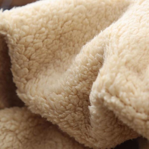 

children's thickened hoodie warm boys' plush sweater pwgw, Black