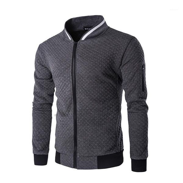 

man's est new hoodie movement overalls uniform zipper placket chest splicing character jacket, white black gray1