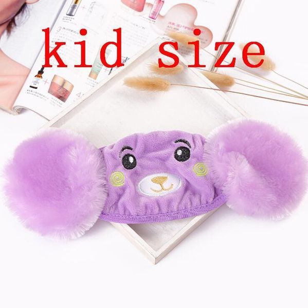 

factory 2 in 1 child cartoon bear face mask cover plush ear protective thick warm mouth masks winter mouth-muffle earfla p6sps