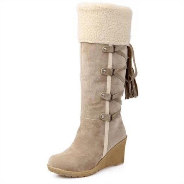 

2021 the new new women's high winter's snow boots, shoes, size 35-43. ryhx, Black
