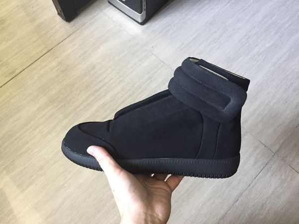 

2021 new men casual shoes genuine leathe high flat boots highest version motorcycle fashion boots big size 38-46, Black